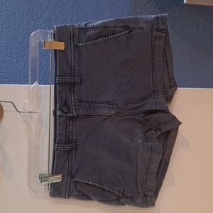 American Eagle Twill Shortie Short, Blue, Size 4